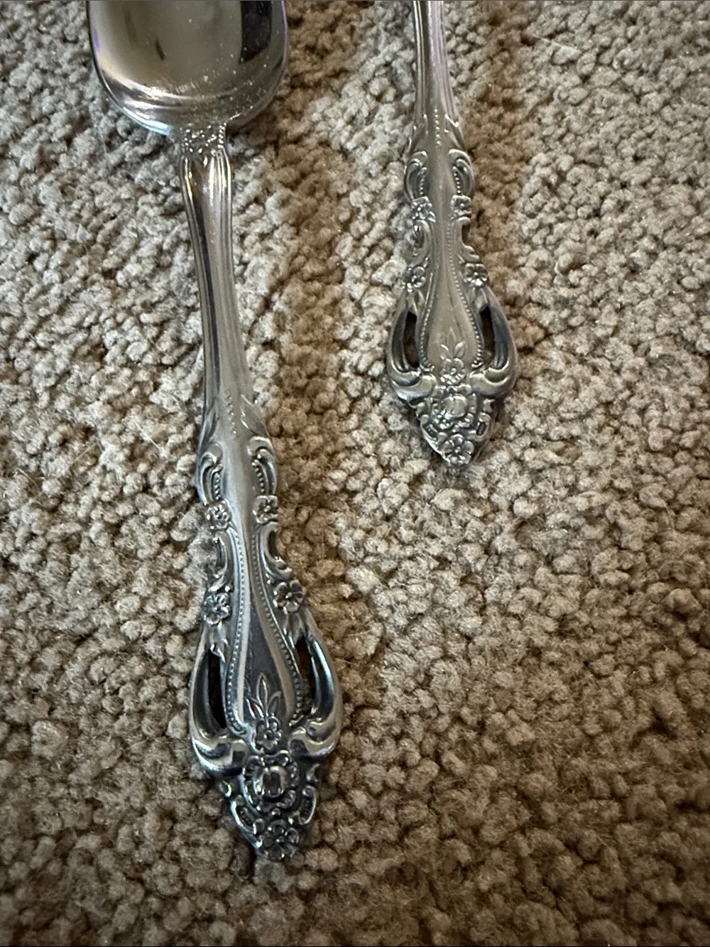 Vintage imperial stainless grapefruit spoons